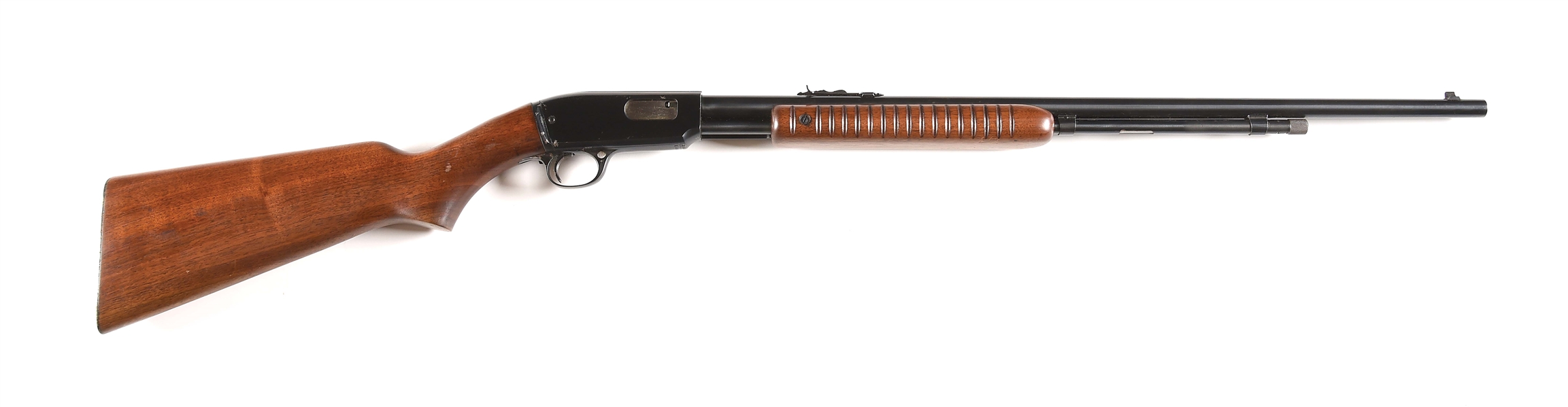(C) WINCHESTER 61 PUMP ACTION RIFLE.