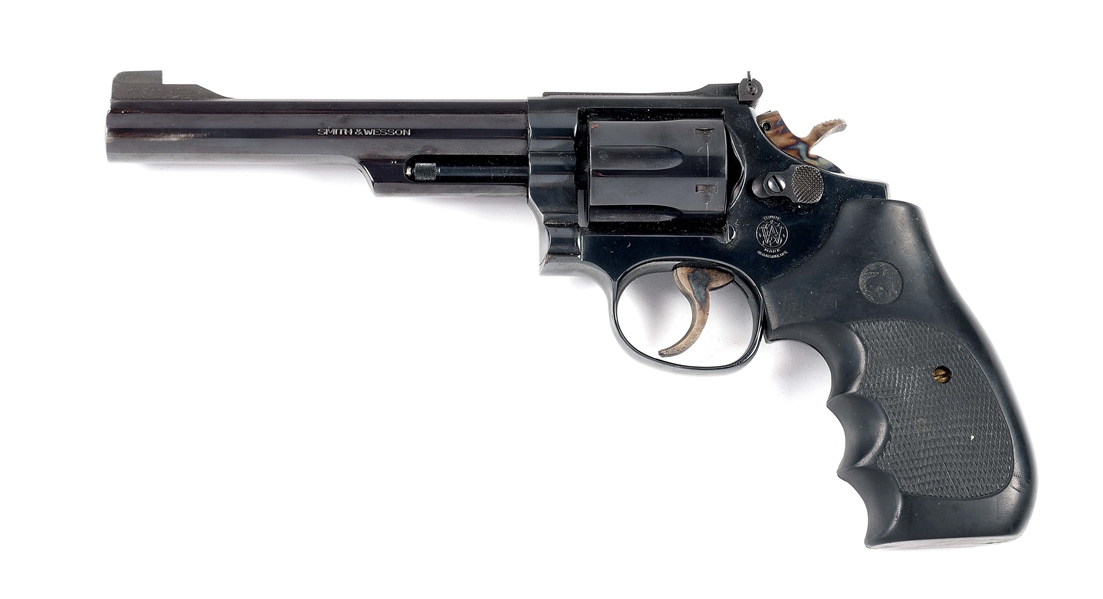 (M) SMITH & WESSON MODEL 19-4 DOUBLE ACTION REVOLVER.