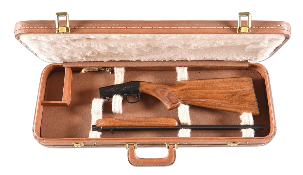 (C) BROWNING SEMI-AUTOMATIC .22 RIFLE IN BROWNING CASE. 