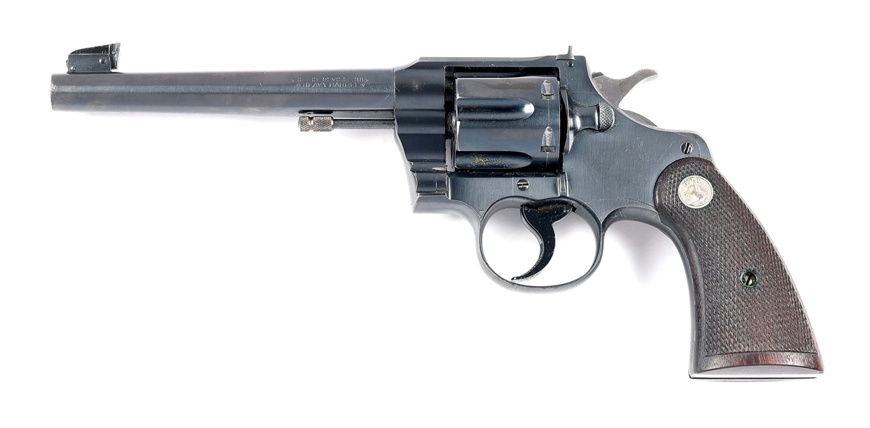 (C) COLT OFFICERS MODEL DOUBLE ACTION REVOLVER.