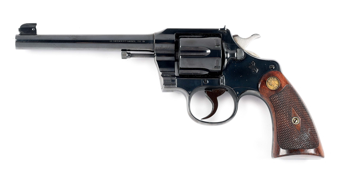 (M) COLT OFFICERS MODEL DOUBLE ACTION REVOLVER.