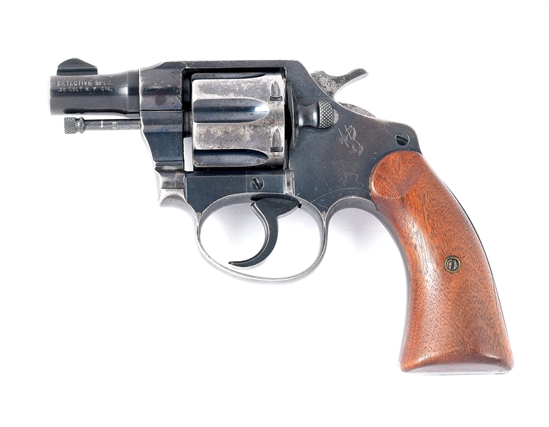 (C) AMERICAN RAILWAY EXPRESS MARKED COLT DETECTIVE SPECIAL REVOLVER.