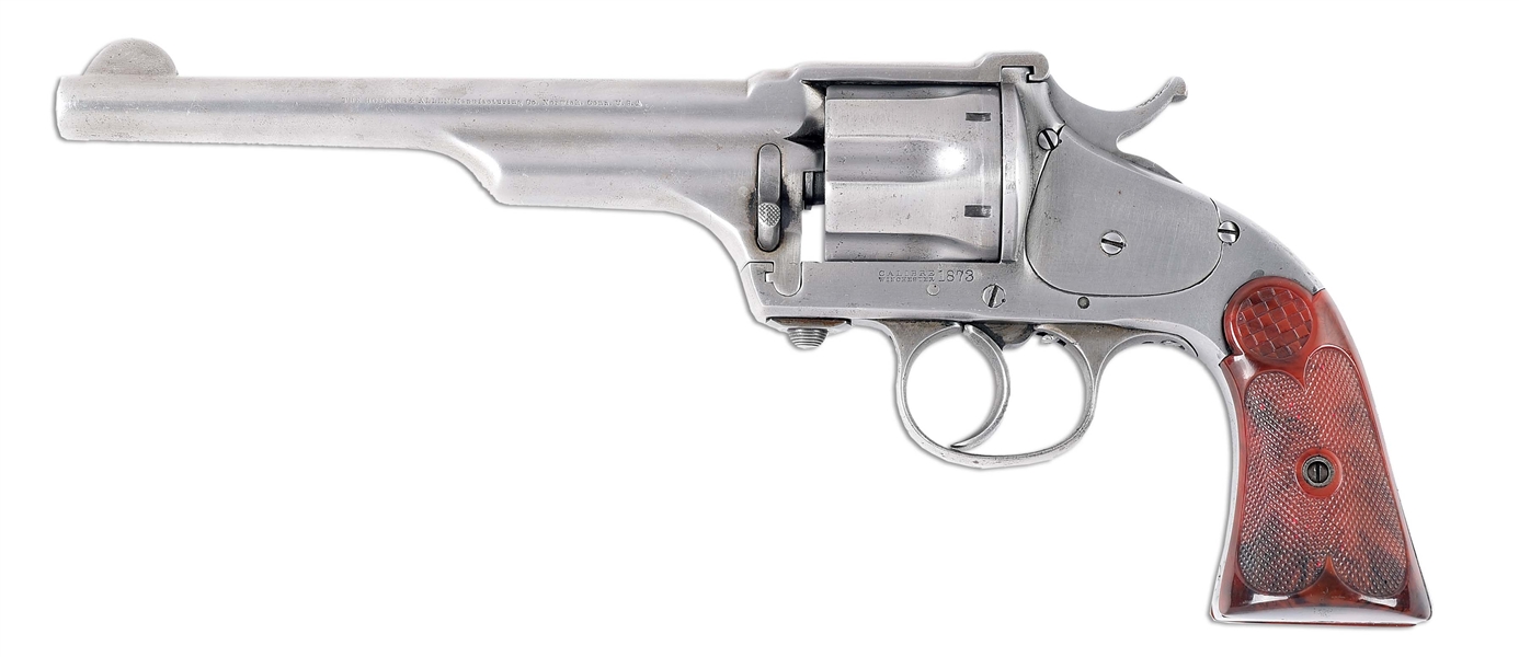 (A) MERWIN HULBERT AND CO. LARGE FRAME FRONTIER DOUBLE ACTION REVOLVER.
