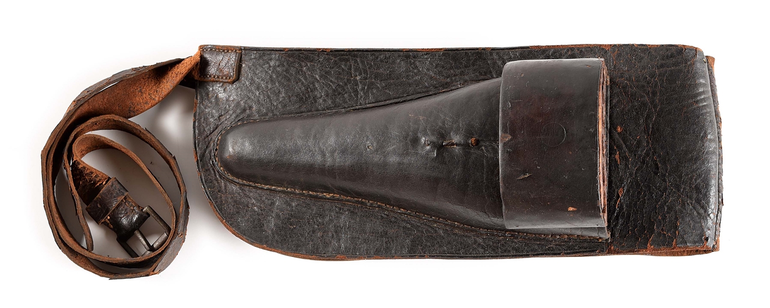 MEXICAN WAR ERA SADDLE HOLSTERS.