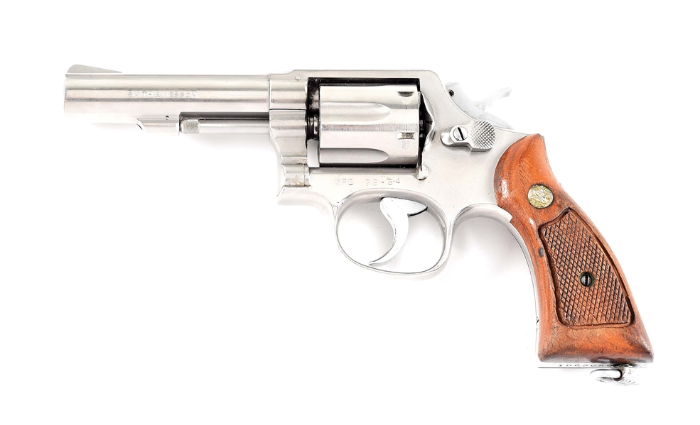 (M) SMITH AND WESSON MODEL 64-3 REVOLVER WASHINGTON POLICE DEPARTMENT MARKED.