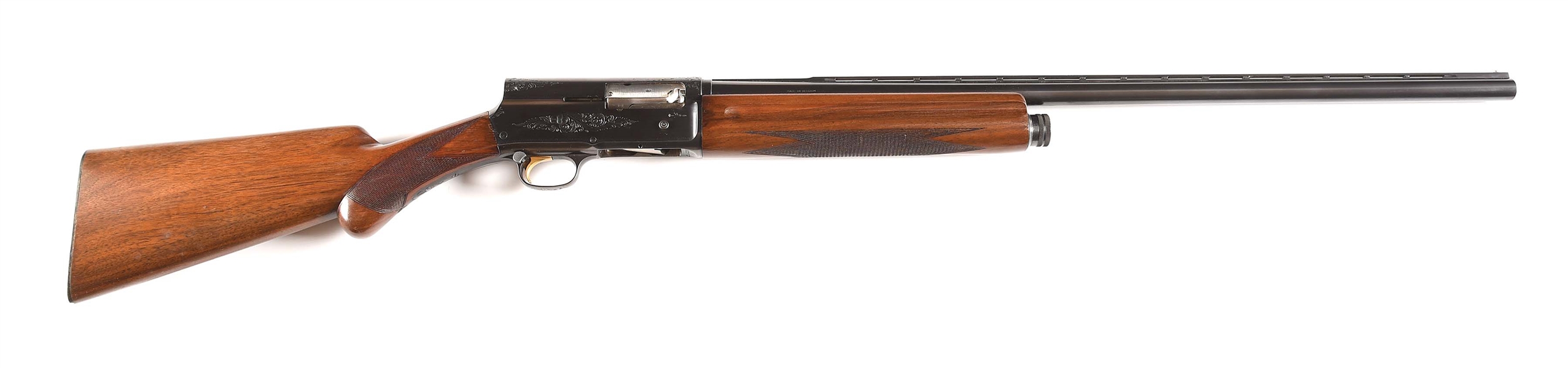 (C) BROWNING A5 SWEET SIXTEEN SEMI-AUTOMATIC SHOTGUN.