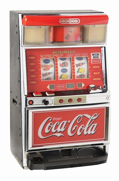 ARUZE COCA-COLA SLOT MACHINE.