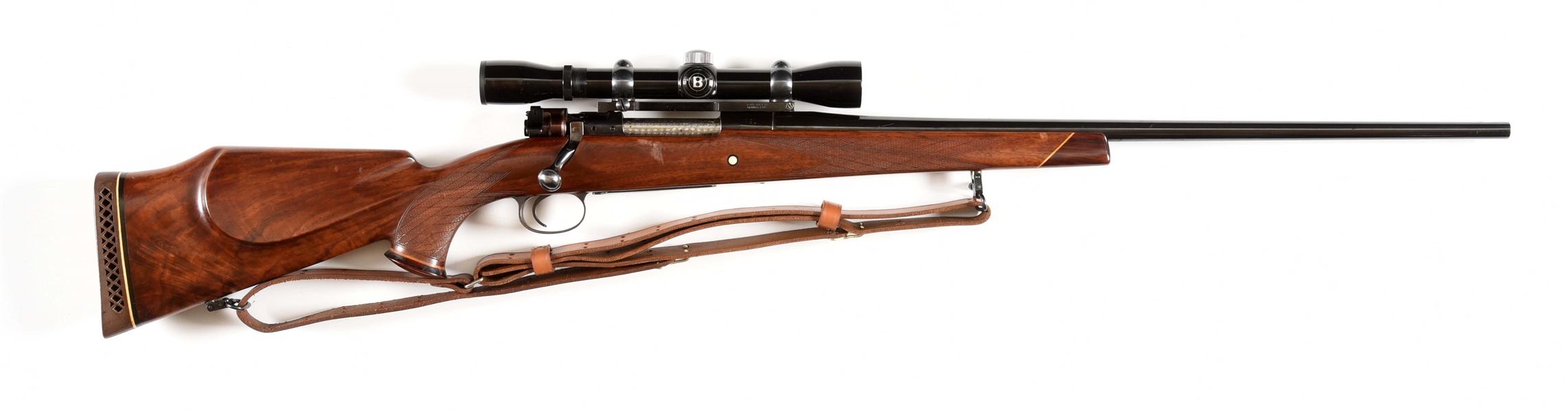 (C) WELL MADE AMBERG KAR98 SPORTER BOLT ACTION RIFLE.