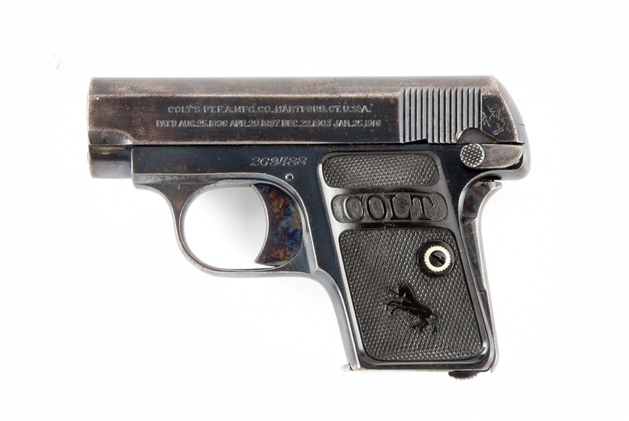 (C) COLT MODEL 1908 VEST POCKET SEMI-AUTOMATIC PISTOL 