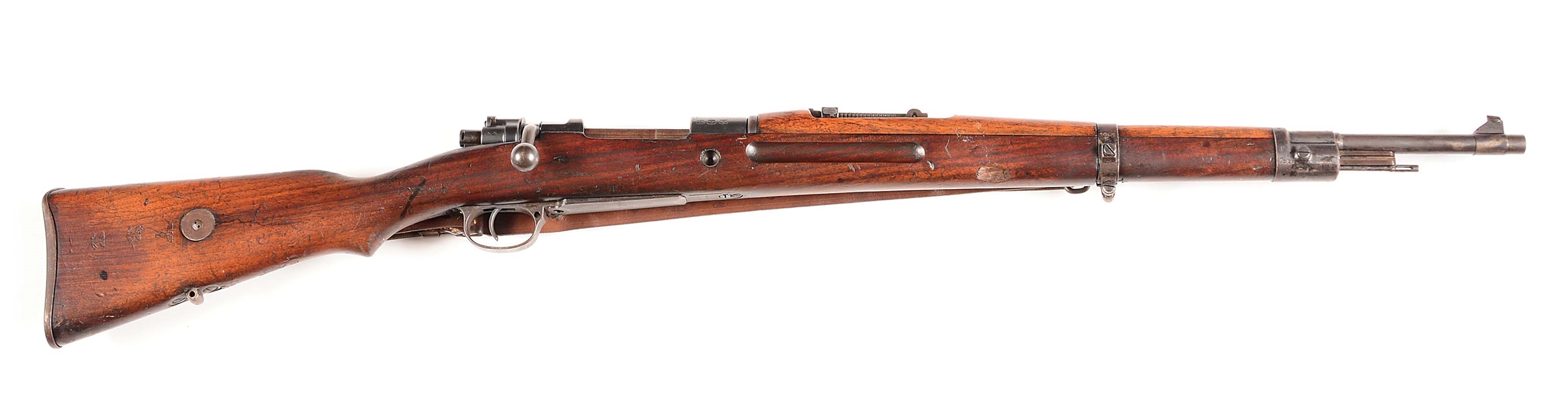 (C) EXTREMELY SCARCE AND DESIRABLE GERMAN WORLD WAR II LUFTWAFFE MARKED STEYR "660/ 1938" CODE G29(O) BOLT ACTION RIFLE.