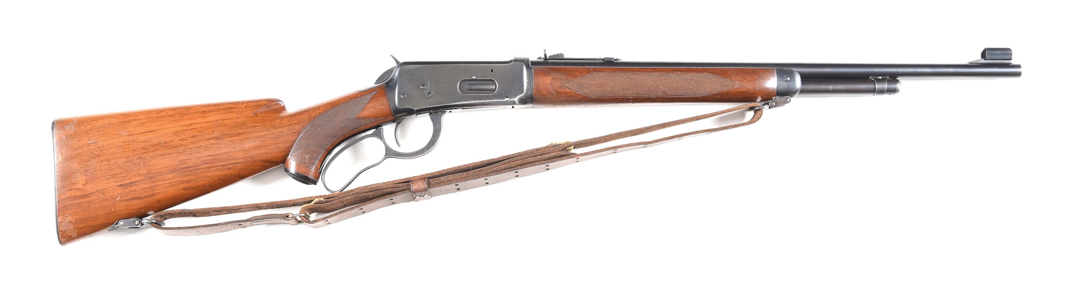 (C) WINCHESTER MODEL 64 DELUXE LEVER ACTION CARBINE IN .30 WCF (1938).