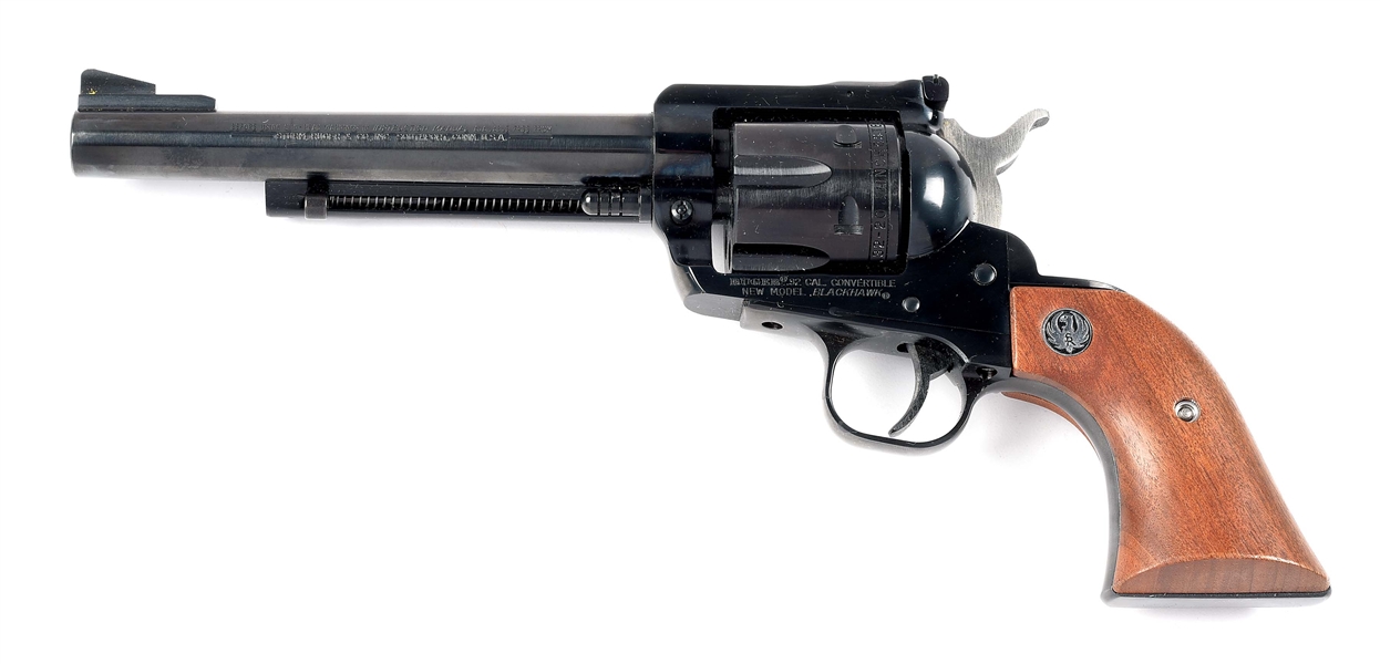 (M) RUGER NEW MODEL BLACKHAWK CONVERTIBLE BUCKEYE SPECIAL SINGLE ACTION REVOLVER .32 H&R MAG AND .32-20 WIN.