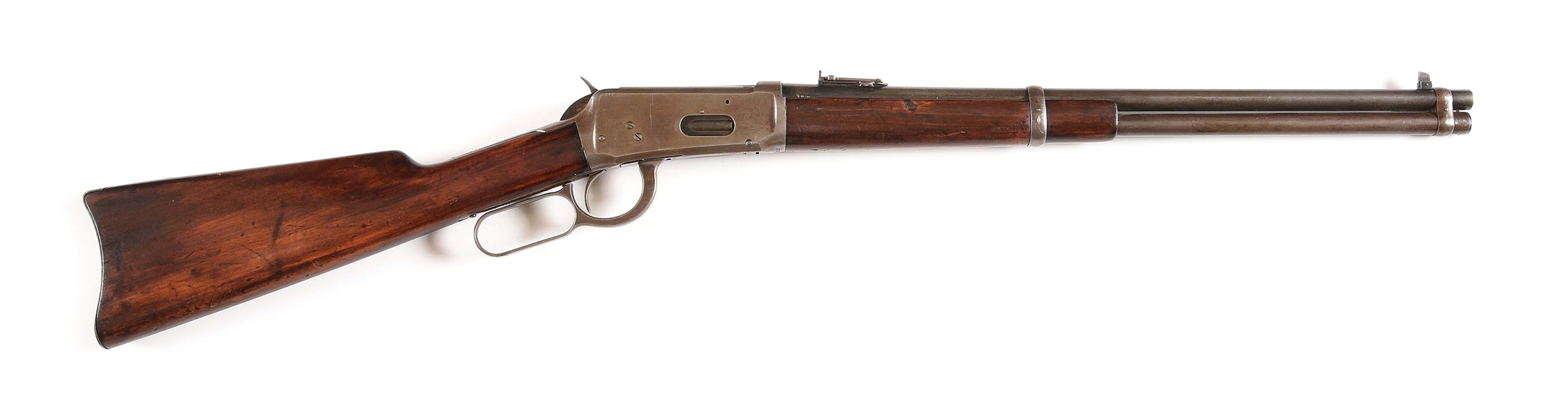 (C) WINCHESTER MODEL 1894 LEVER ACTION SADDLE RING CARBINE (1921).
