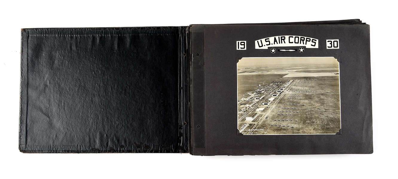 OUTSTANDING 1930S AIR CORPS PHOTO ALBUM NAMED TO FUTURE AIR FORCE GENERAL PAUL T. CULLEN 