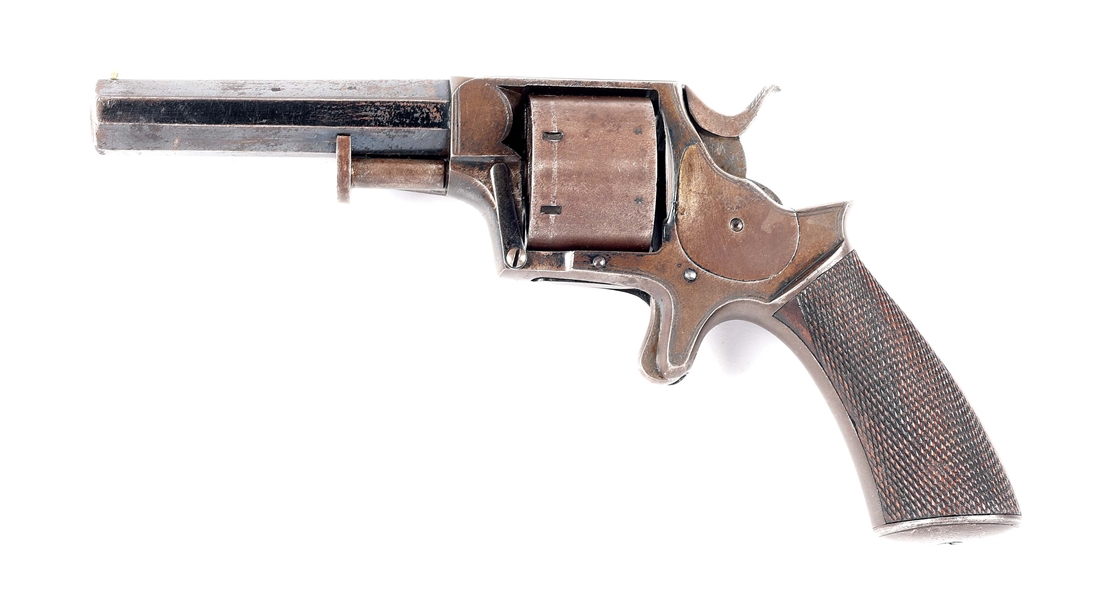 (A) A GOOD ENGLISH .32 RIMFIRE PISTOL PATTERNED AFTER THE TRANTER PISTOLS.