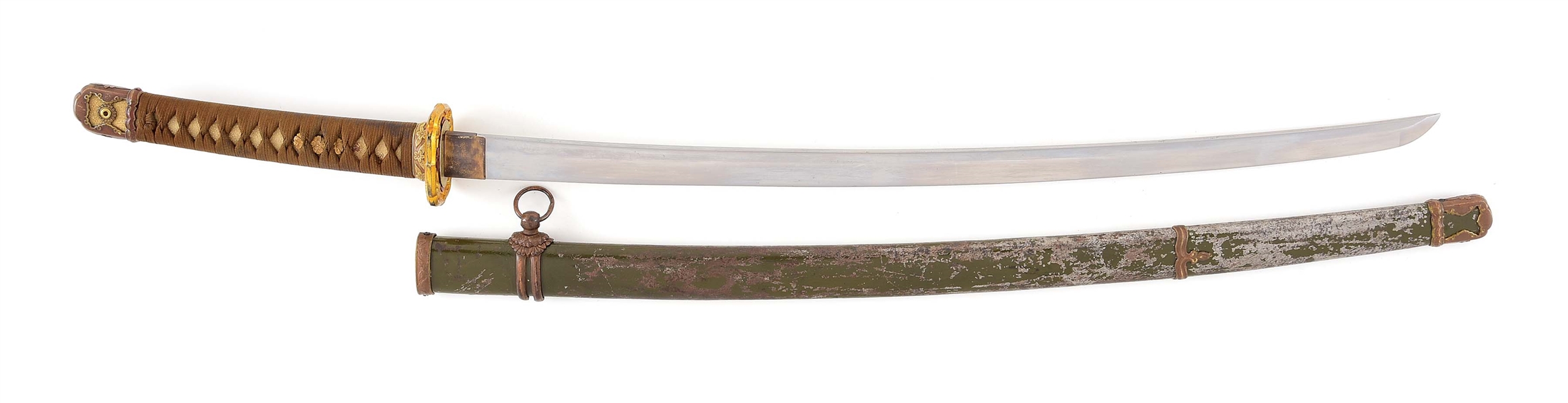 JAPANESE WORLD WAR II SHIN GUNTO KATANA.