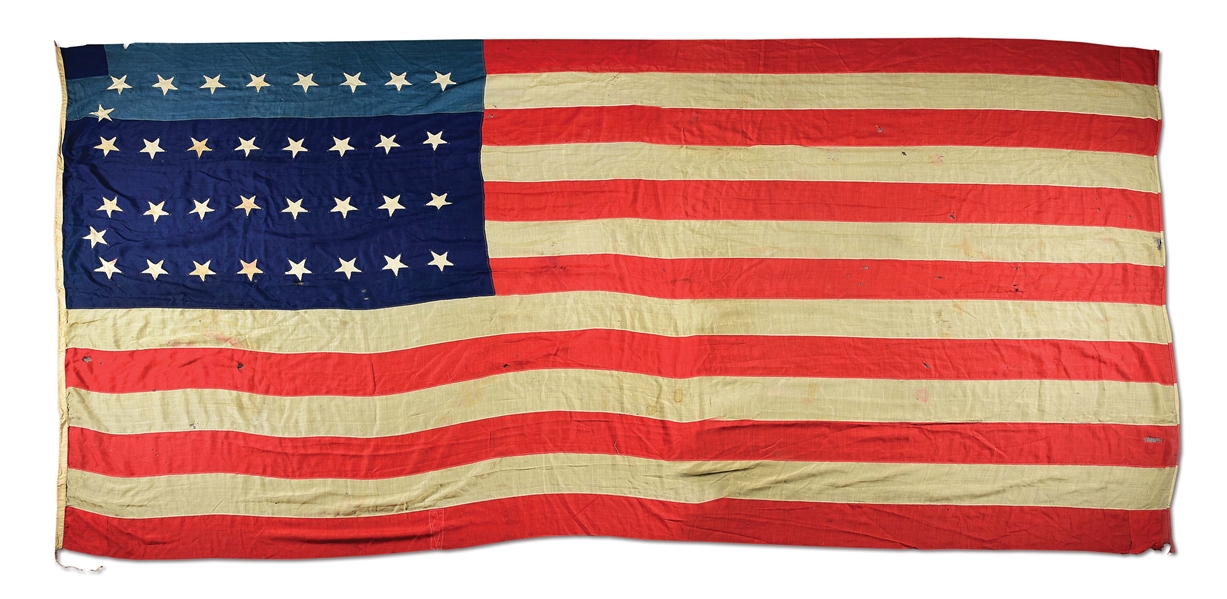 US 34 STAR FLAG ATTRIBUTED TO THE REVENUE CUTTER SERVICE