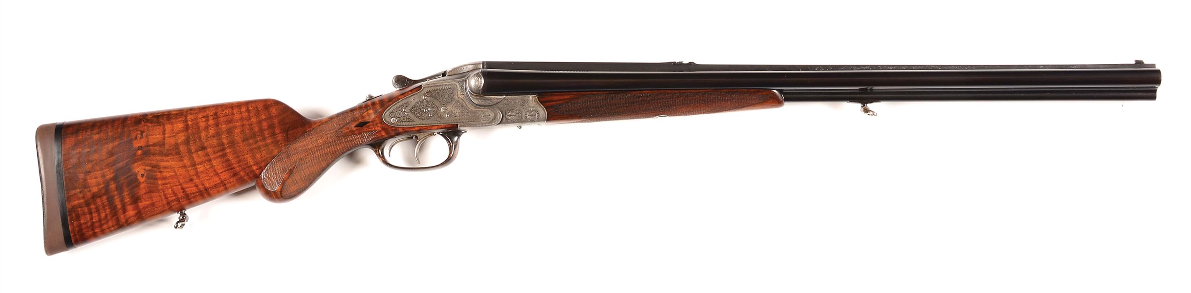 (C) RARE EXQUISITE 20 BORE O. GEYGER & CO. VIERLING COMBINATION RIFLE.