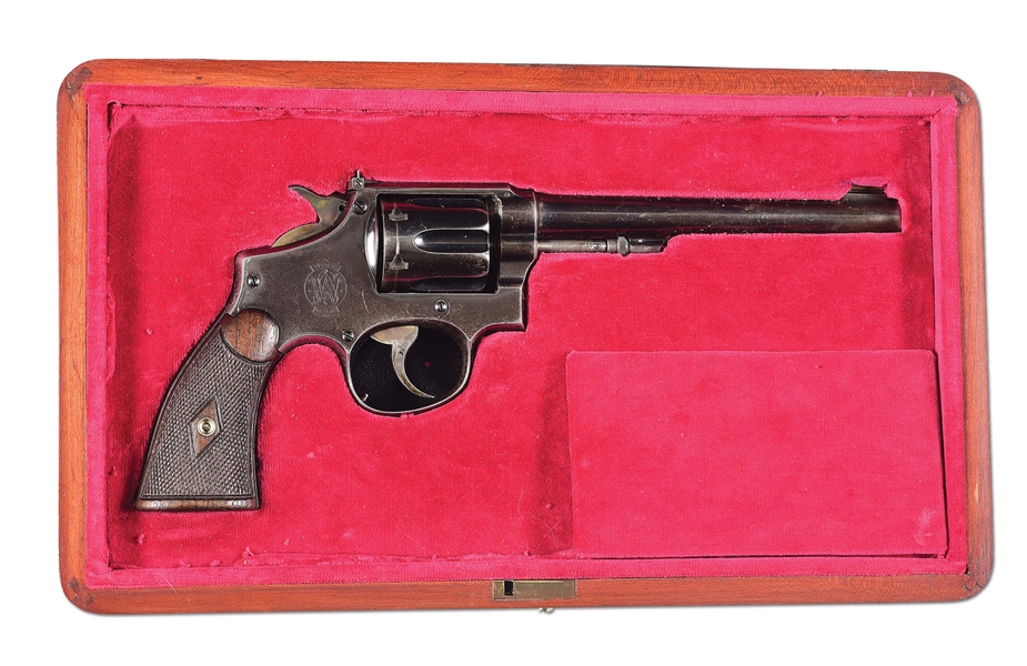 (C) SMITH & WESSON REVOLVER OWNED BY ANNIE OAKLEY AND CURTIS LISTON WILD WEST EXHIBITION SHOOTERS.