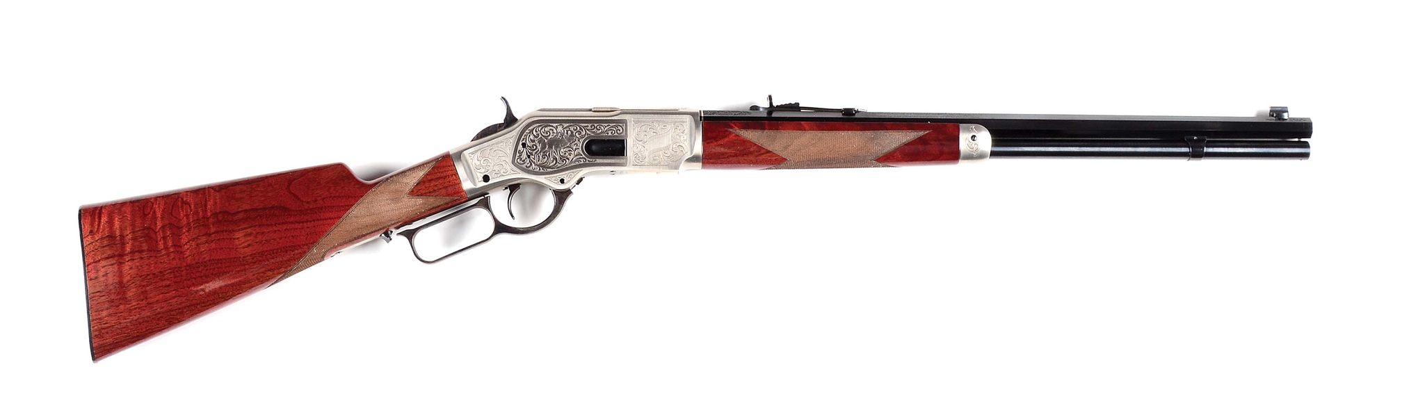 (M)CONSECUTIVE SERIAL NUMBER 1OF 25 WINCHESTER MODEL 1873 SHORT RIFLE ONE OF ONE THOUSAND MADE FOR CDNN SPORTS. 