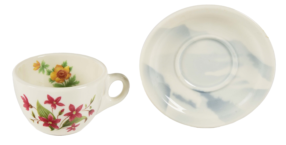 GREAT NORTHERN CUP AND SAUCER SET.