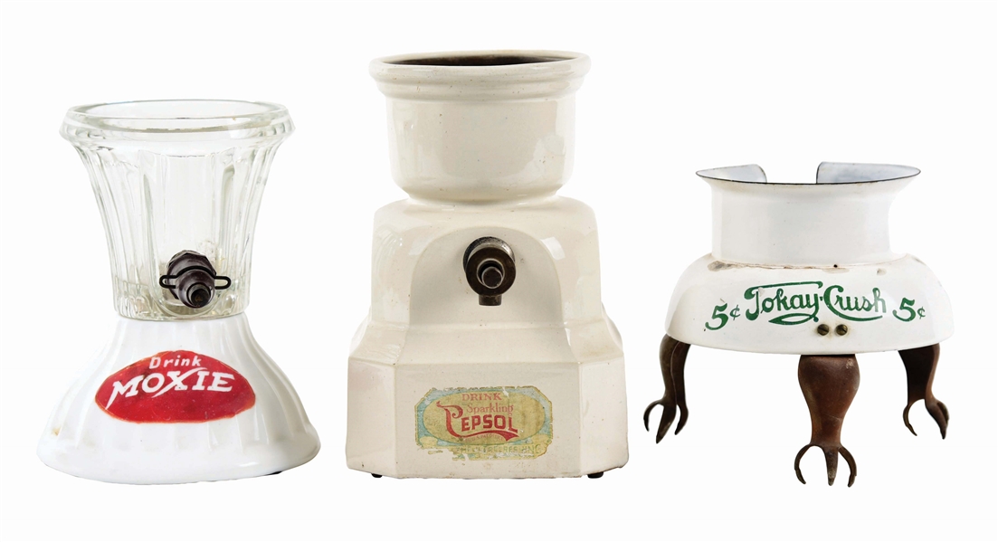 LOT OF 3: SYRUP DISPENSERS.