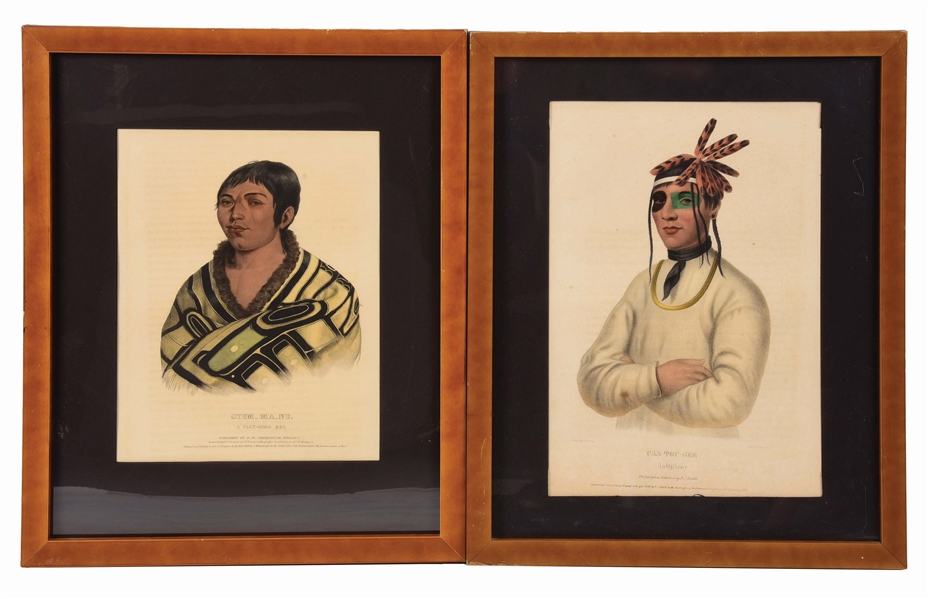 LOT OF 2: NATIVE AMERICAN LITHOGRAPHS.