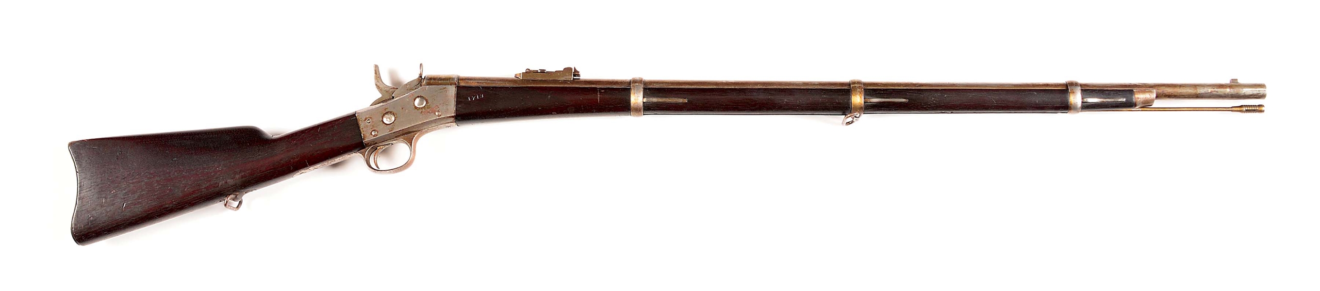 (A) REMINGTON ROLLING BLOCK RIFLE FITTED WITH EXTREMELY RARE DODGE PATENT IMPROVED BREECHBLOCK.