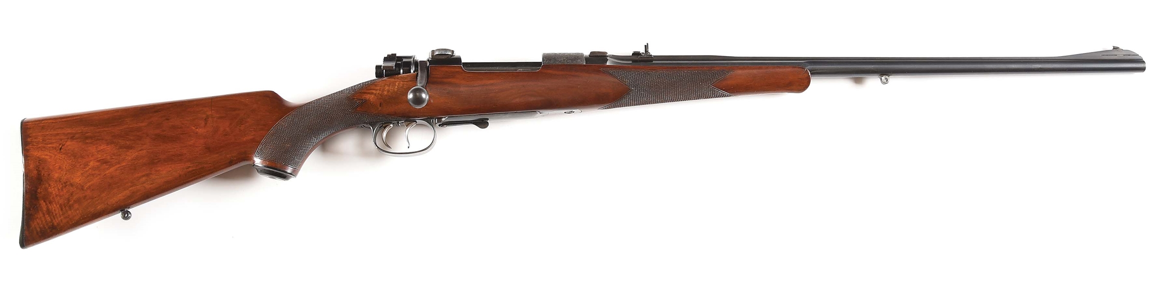 (C) MAUSER BOLT ACTION SPORTING RIFLE.