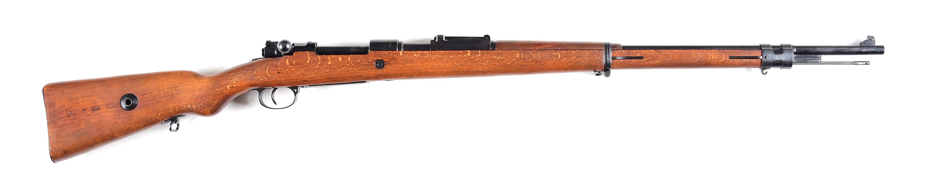 (C) SCARCE GERMAN DANZIG "1917" DATED G98B BOLT ACTION RIFLE CONVERTED BY MAUSER.