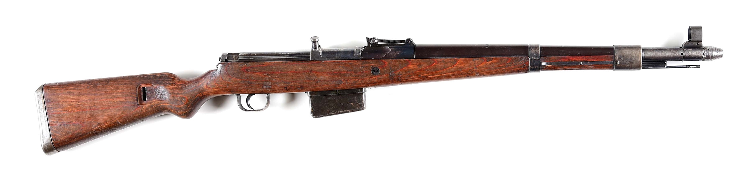 (C) GERMAN WORLD WAR II WALTHER "AC/43" CODE G41(W) SEMI-AUTOMATIC RIFLE.