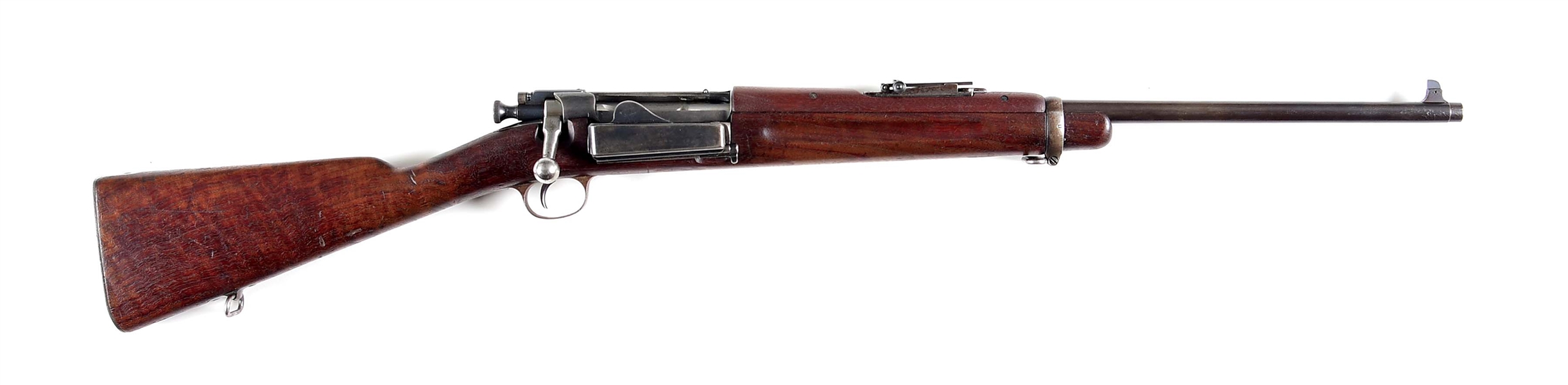 (C) LATE PRODUCTION SPRINGFIELD ARMORY MODEL 1898 KRAG BOLT ACTION RIFLE.