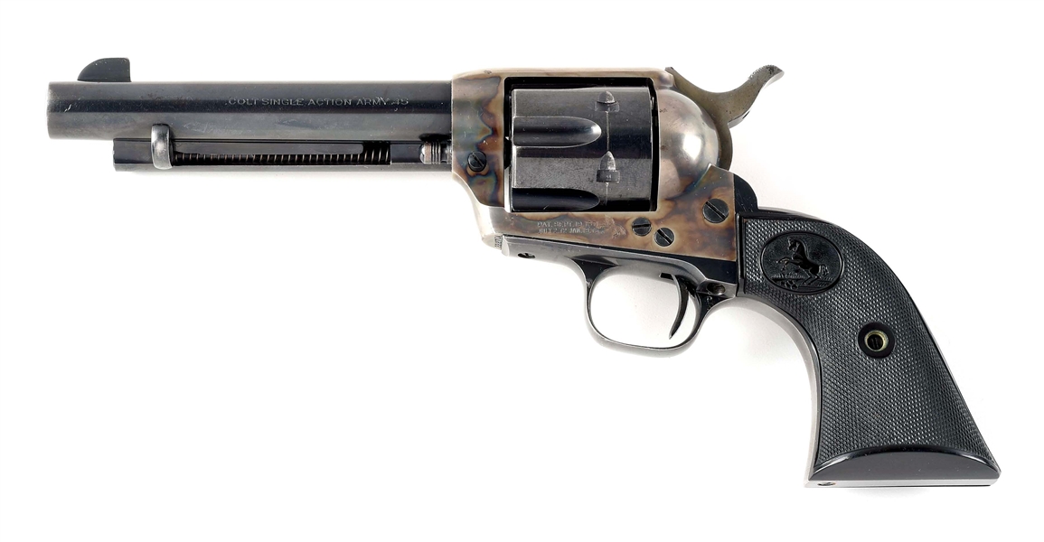 (C) FIRST YEAR PRODUCTION SECOND GENERATION COLT SINGLE ACTION ARMY REVOLVER, CUSTOM TUNED BY THE "FASTEST MAN WITH A GUN WHO EVER LIVED", BOB MUNDEN (1956).