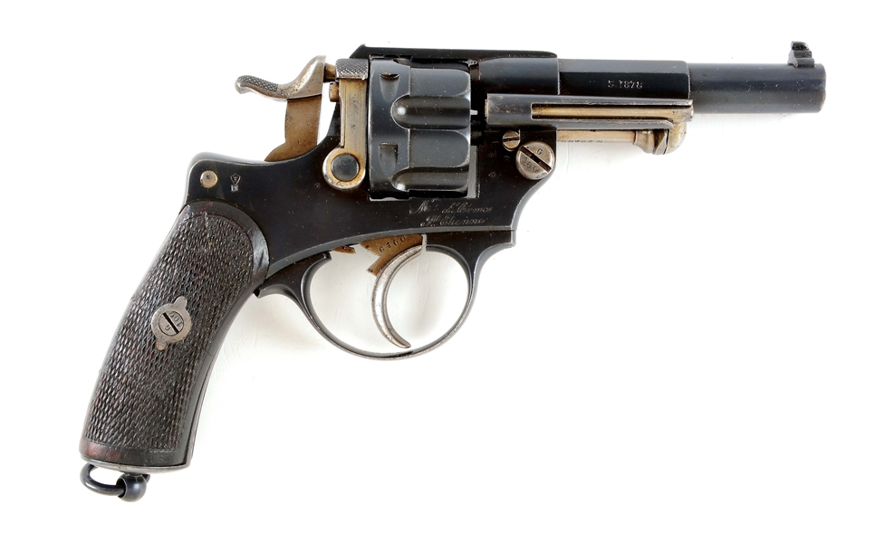(A) MRE DARMES MODEL 1874 ARMY DOUBLE ACTION REVOLVER.