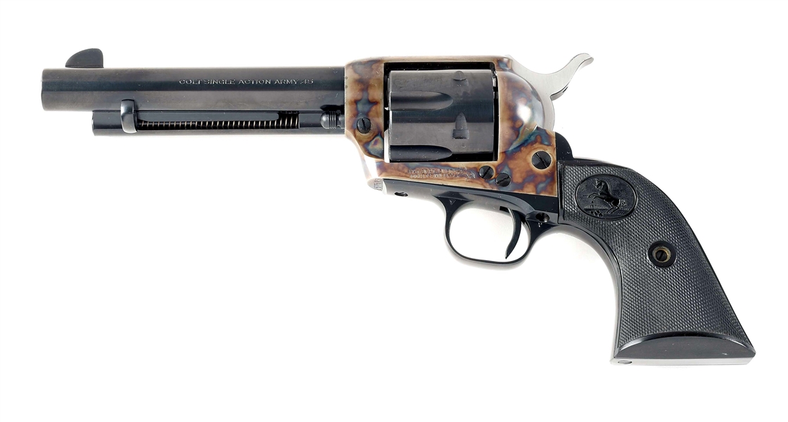 (C) EXCEPTIONAL SECOND GENERATION COLT SINGLE ACTION ARMY REVOLVER (1959).