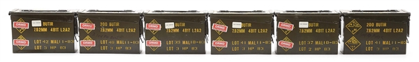 LOT OF APPROXIMATELY 950 ROUNDS OF MALAYSIAN LINKED .308 (7.62X51MM) AMMUNITION.