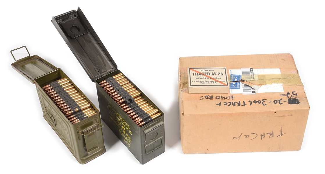 LOT 1000 ROUNDS OF TALON MANUFACTURED .308 (7.62X51MM) TRACER AMMUNITION.