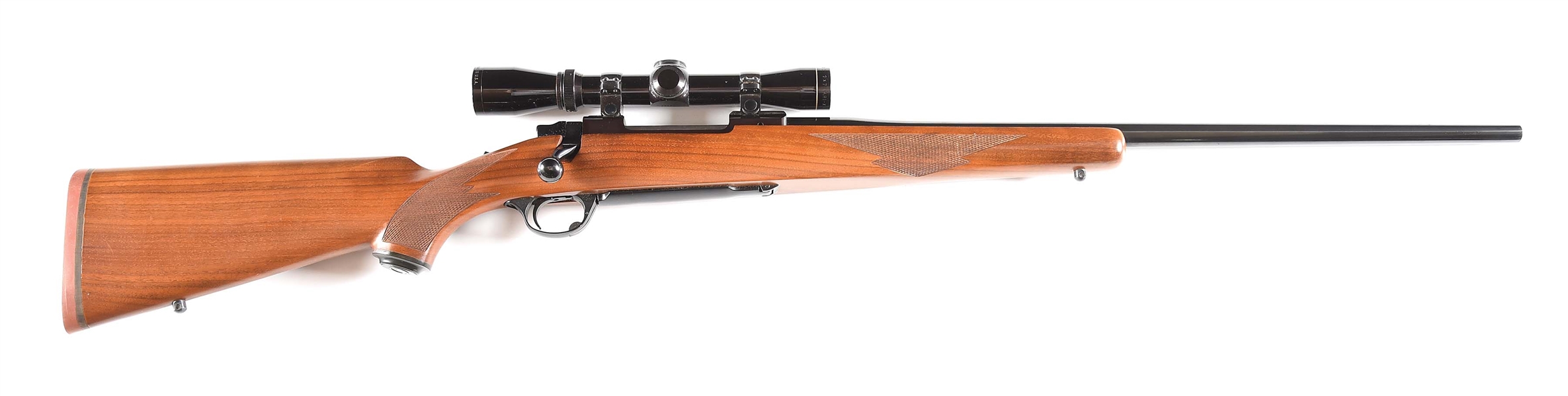 (M) RUGER MODEL 77 .338 WIN MAG BOLT ACTION RIFLE WITH SCOPE.