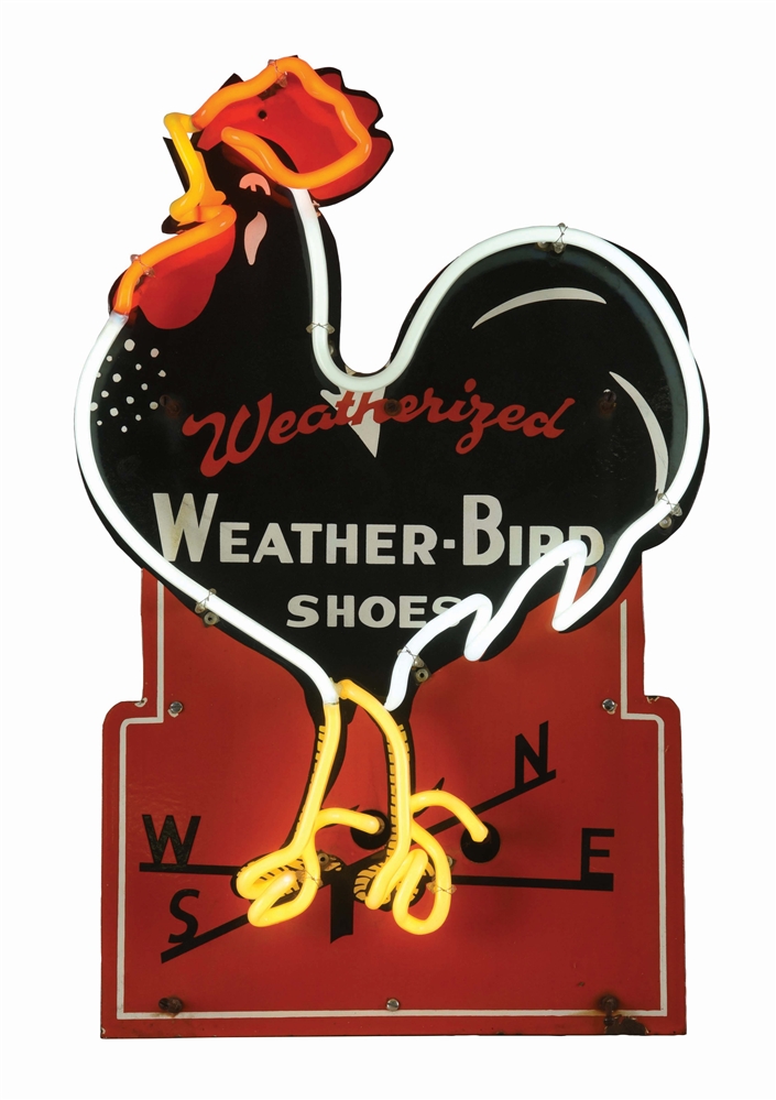WEATHER-BIRD SHOES NEON SIGN.