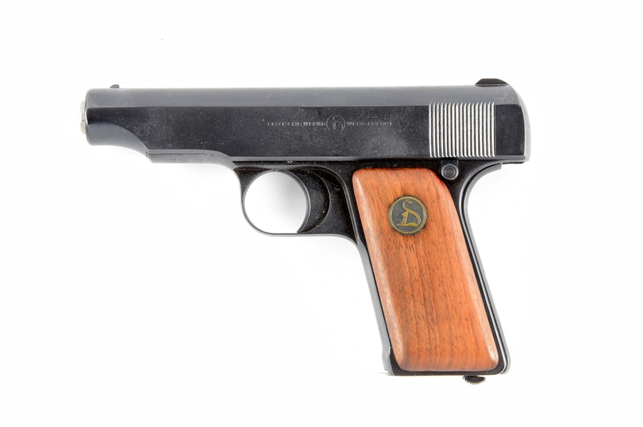 (C) DEUTSCHEWERKE ORTGIES PATENT .32 ACP SEMI-AUTOMATIC PISTOL.