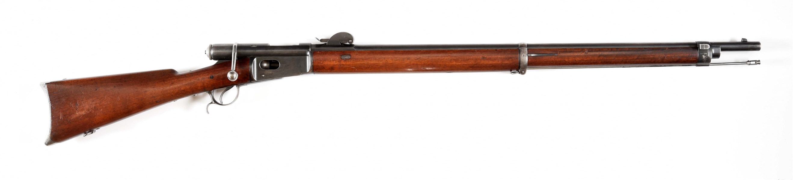 (A) SWISS MODEL 1881 VETTERLI BOLT ACTION RIFLE 