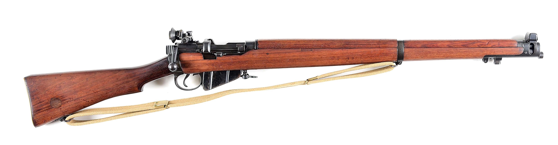 (C) BSA CO. ENFIELD NO.1 MK III COMMERCIAL SMLE BOLT ACTION RIFLE CONVERTED BY PARKER HALE.