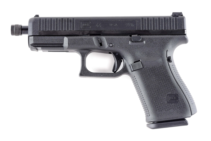 (M) GLOCK G44 .22 LR SEMI-AUTOMATIC PISTOL WITH MATCHING FACTORY CASE.