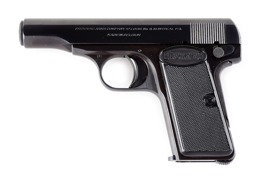 (C) BROWNING 1955 .380 ACP SEMI AUTOMATIC PISTOL WITH BOX.