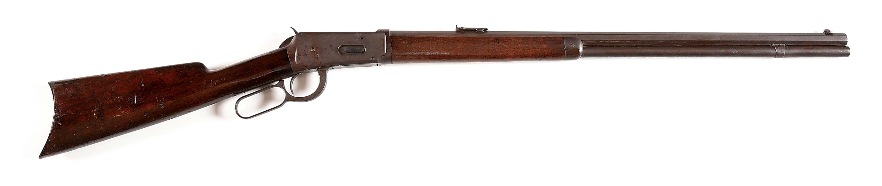 (A) WINCHESTER MODEL 1894 LEVER ACTION RIFLE.