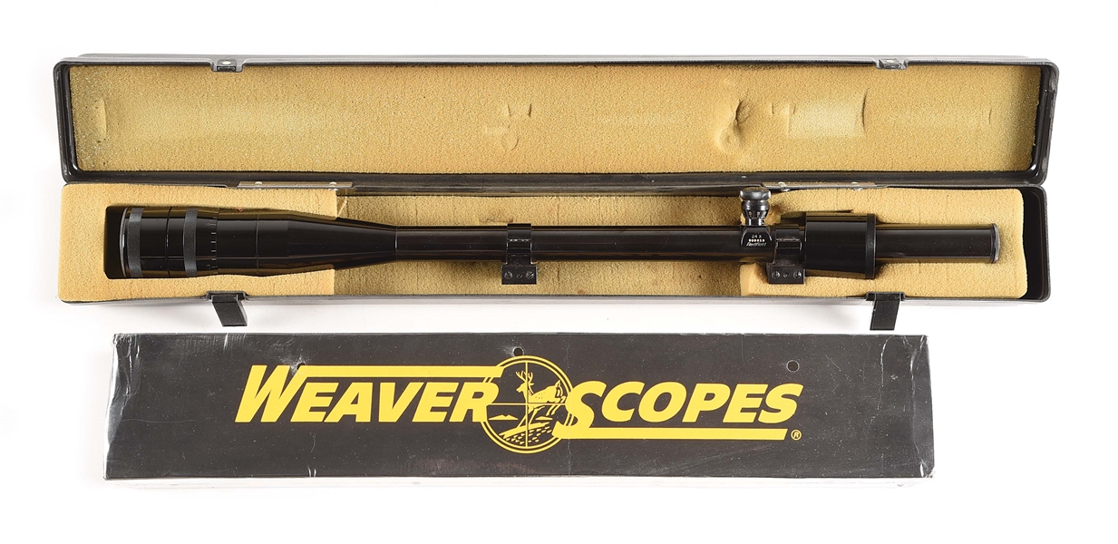 LOT OF 2: WEAVER AND REDFIELD SCOPES.