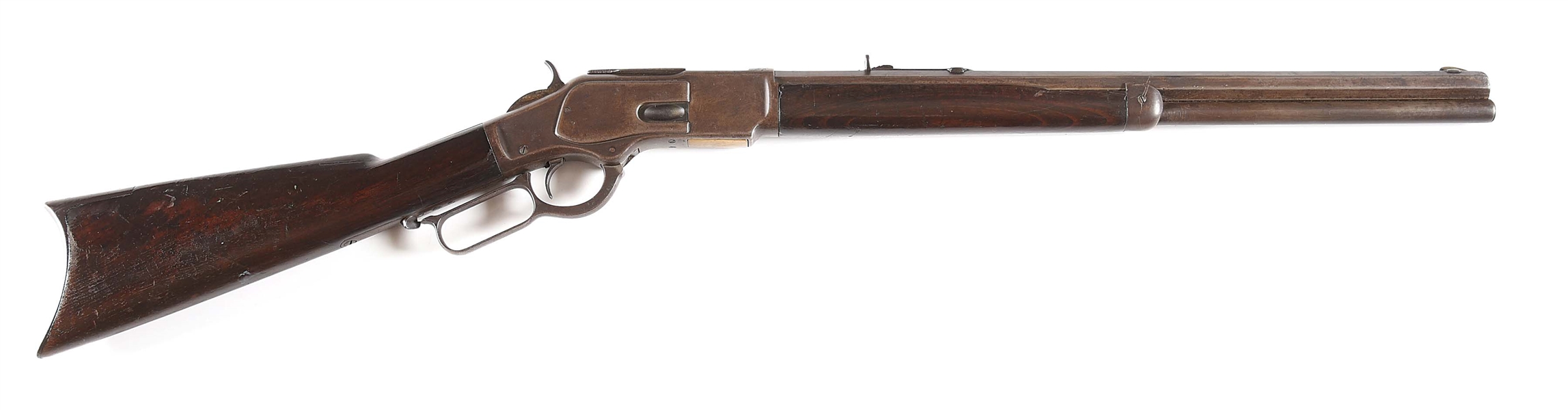 (A) WINCHESTER MODEL 1873 LEVER ACTION RIFLE 