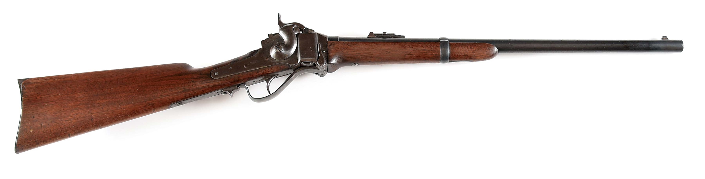 (A) SHARPS MODEL 1868 SINGLE SHOT BREECHLOADING CARBINE.