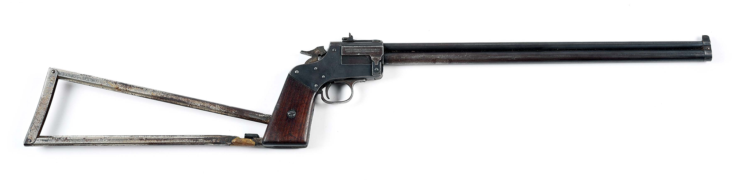 (C) SECOND GENERATION MARBLES MODEL 1921 GAME GETTER COMBINATION GUN.