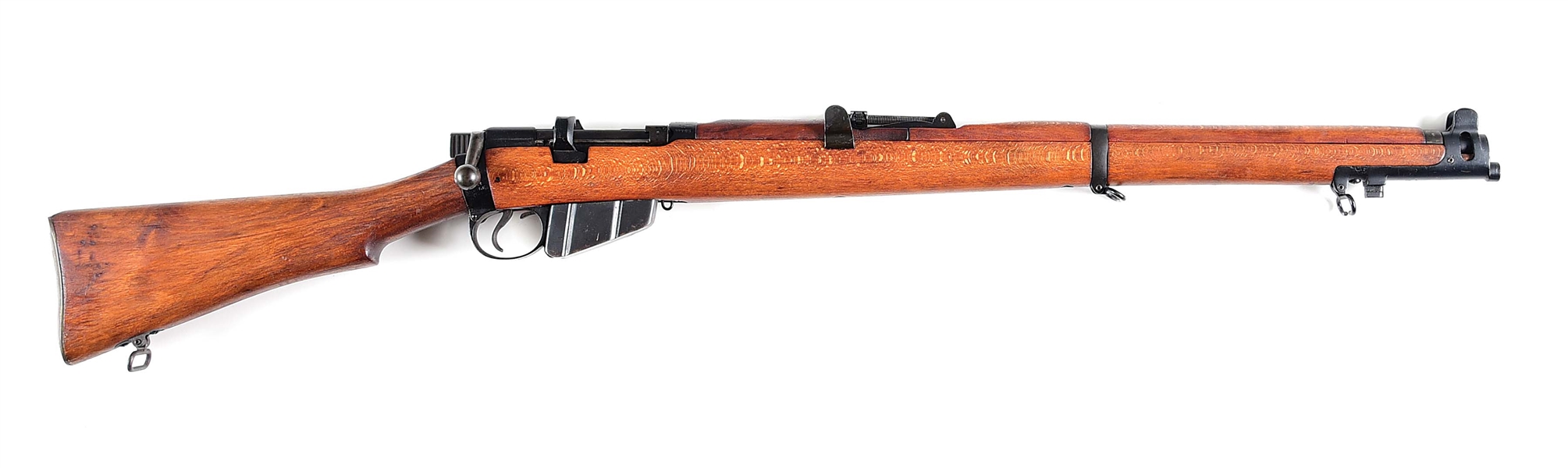 (C) LATE BSA DISPERSAL MK III .303 BOLT ACTION RIFLE WITH 1944 RECEIVER DATE.